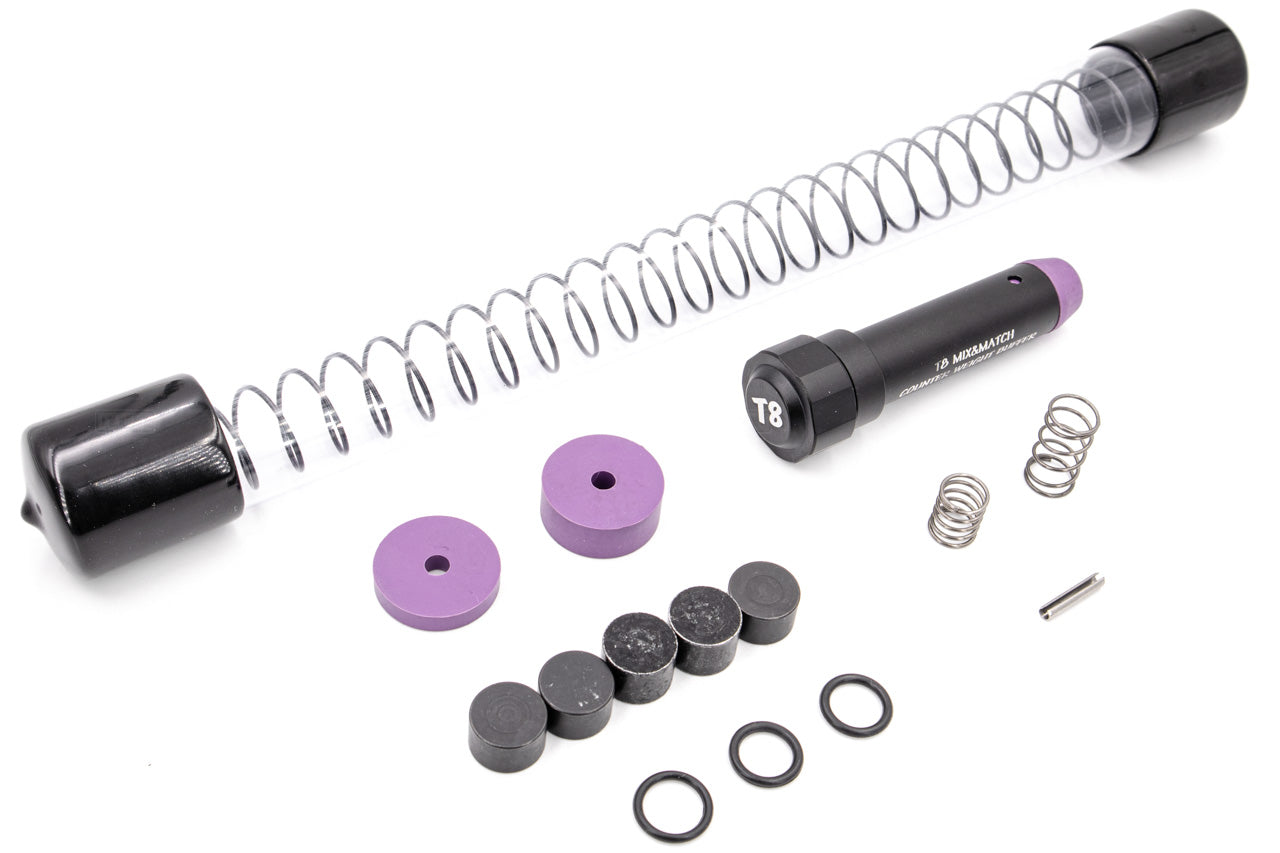 SP System T8 MWS Mix & Match Counterweight Buffer Set V2 For Marui TM MWS GBB