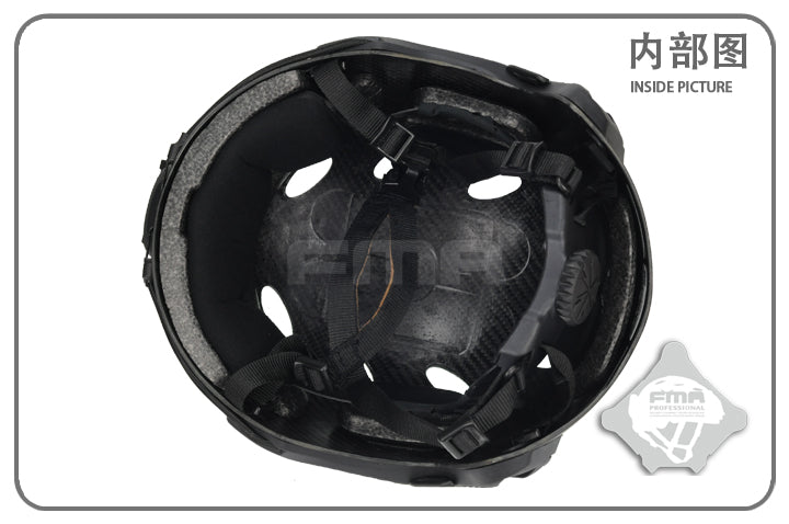 FMA FAST Carbon Fiber Helmet-PJ  ( M/L ) ( BK )