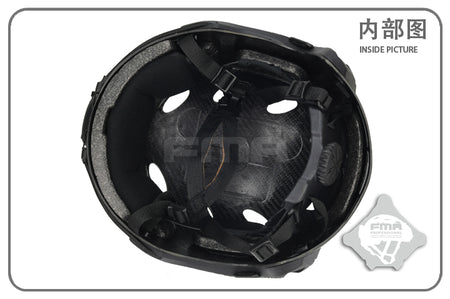 FMA FAST Carbon Fiber Helmet-PJ  ( M/L ) ( BK )