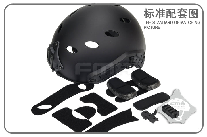 FMA FAST Carbon Fiber Helmet-PJ  ( M/L ) ( BK )