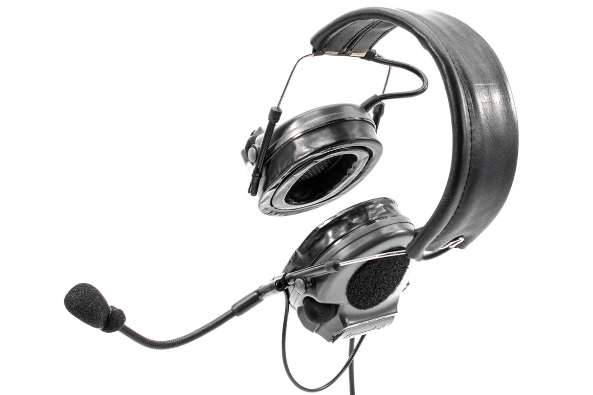 TCA COMTAC III V2 Noise Reduction Headset - Single Channel NATO 7.1mm Connector ( CT3 ) Olive Drab