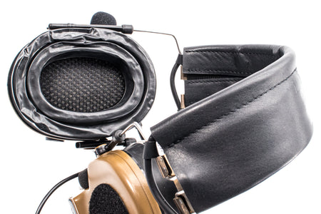 TCA COMTAC III V2 Noise Reduction Headset - Single Channel NATO 7.1mm Connector ( CT3 ) Olive Drab