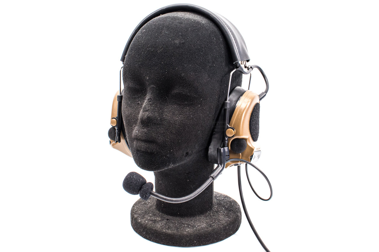 TCA COMTAC III V2 Noise Reduction Headset - Single Channel NATO 7.1mm Connector ( CT3 ) Olive Drab