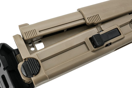 TASK FORCE MBT Adjustable Folding Stock For SIG AIR / VFC MCX AEG / APFG S Series GBBR ( 1913 20mm Rail Adaptor )