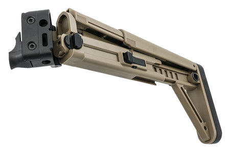 TASK FORCE MBT Adjustable Folding Stock For SIG AIR / VFC MCX AEG / APFG S Series GBBR ( 1913 20mm Rail Adaptor )