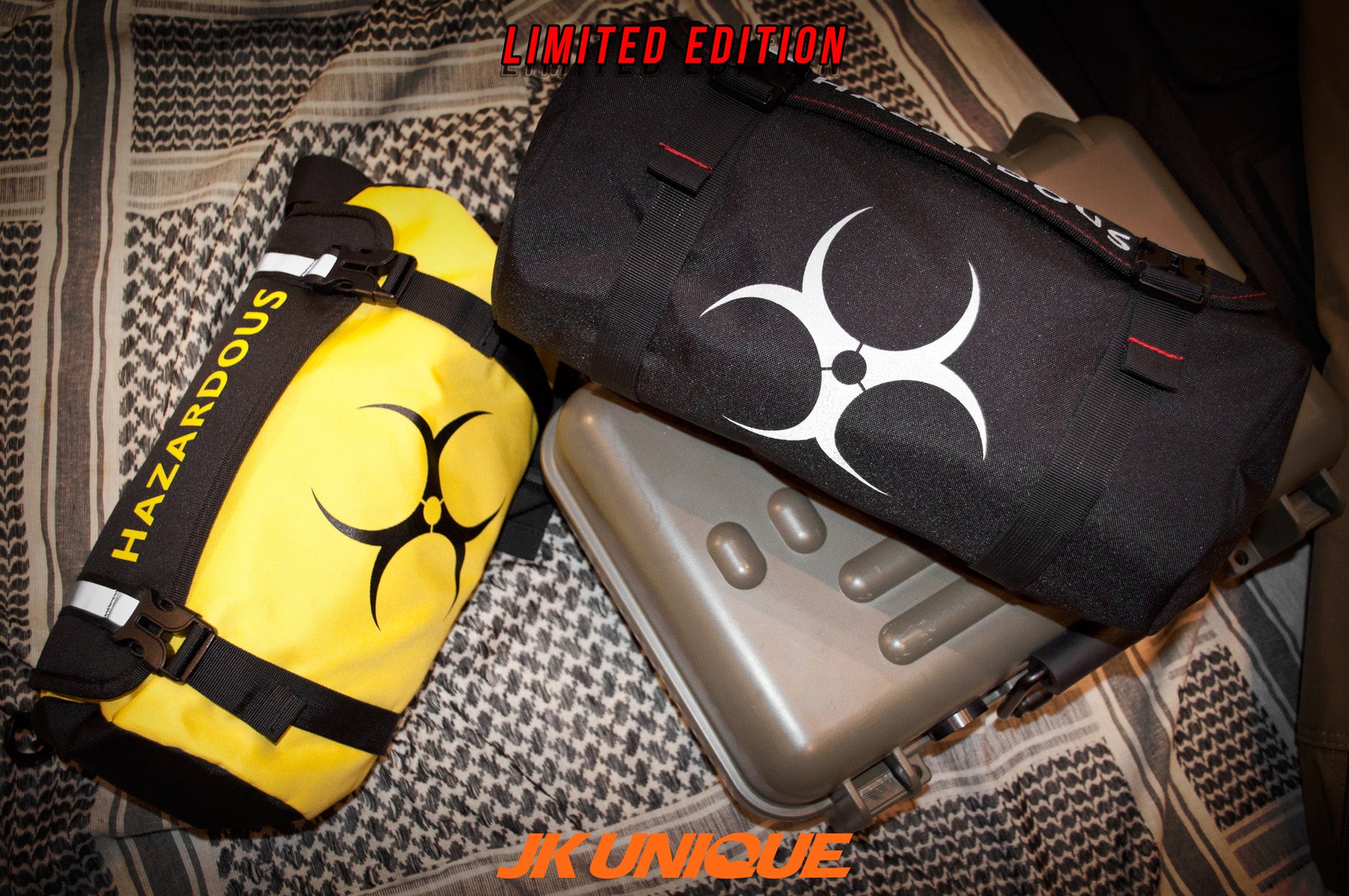 The Division Cosplaying Game Dark Zone Bag ( HAZARDOUS ) ( SHD Agent ) ( Black Limited Edition )