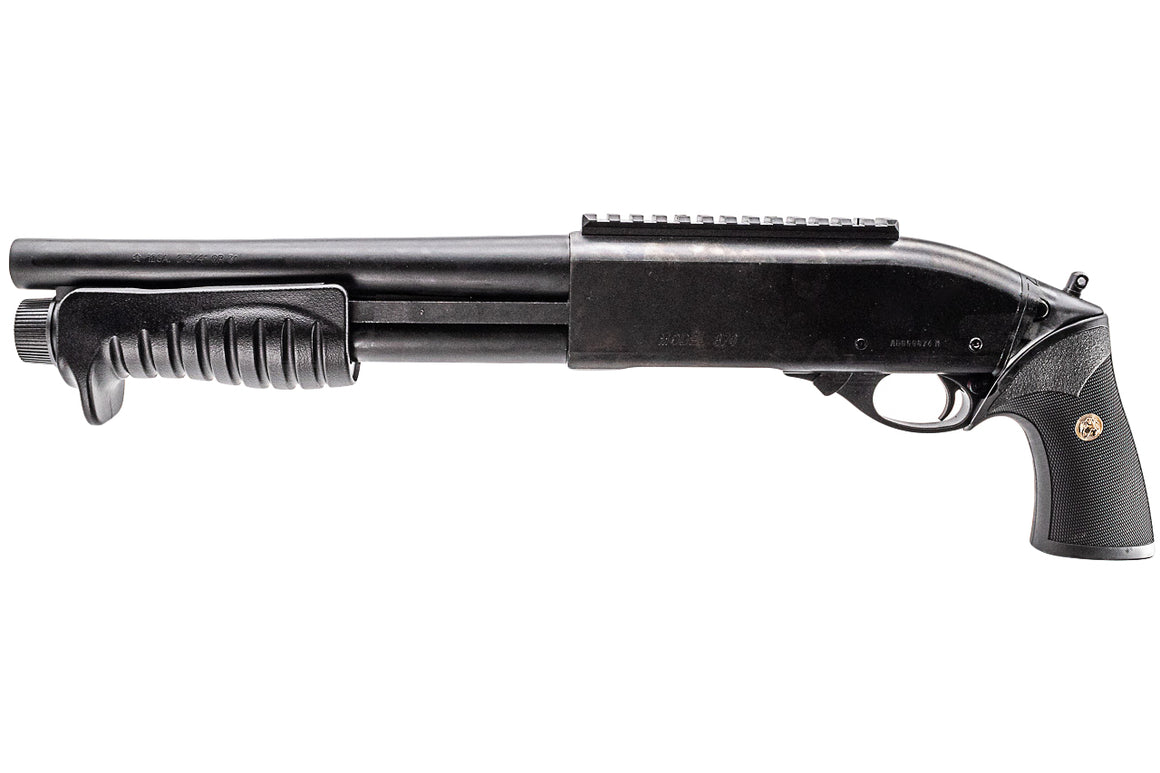 Tokyo Marui M870 Pump Action Breacher Gas Shotgun Airsoft ( Black )