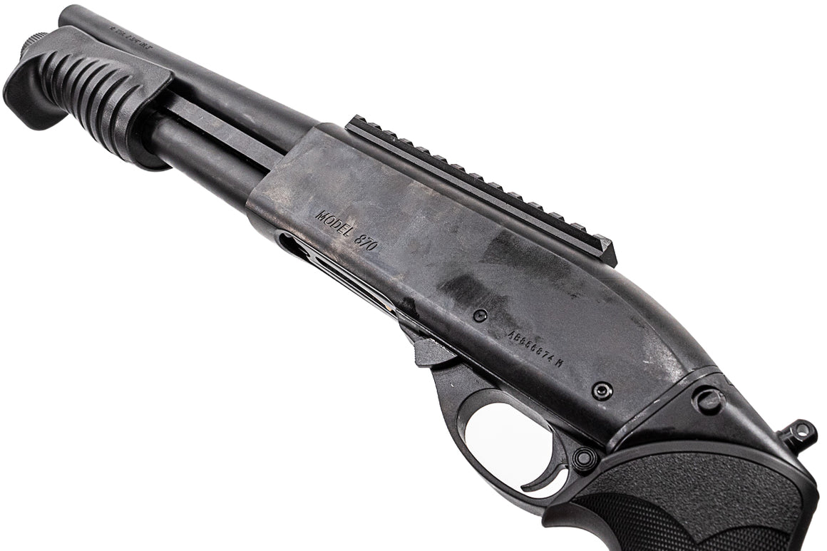 Tokyo Marui M870 Pump Action Breacher Gas Shotgun Airsoft ( Black )