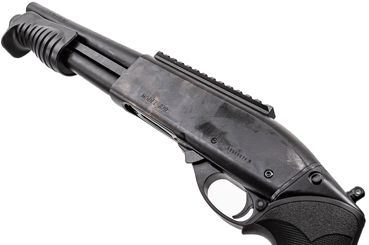 Tokyo Marui M870 Pump Action Breacher Gas Shotgun Airsoft ( Black )