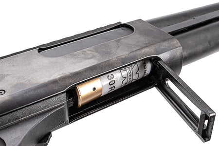 Tokyo Marui M870 Pump Action Breacher Gas Shotgun Airsoft ( Black )