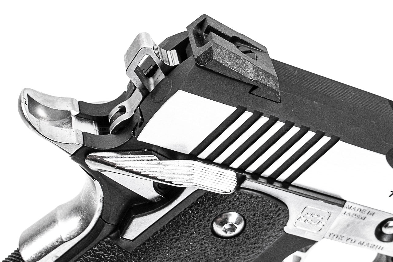 Tokyo Marui Hi-Capa 4.3 Custom Dual Stainless GBB Pistol Airsoft ( Silver )