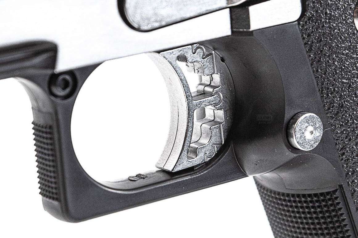 Tokyo Marui Hi-Capa 4.3 Custom Dual Stainless GBB Pistol Airsoft ( Silver )