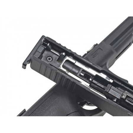 COW Aluminum G Tactical Cocking Handle for TM & Umarex ( VFC ) GBBP ( Silver / Black )-Black