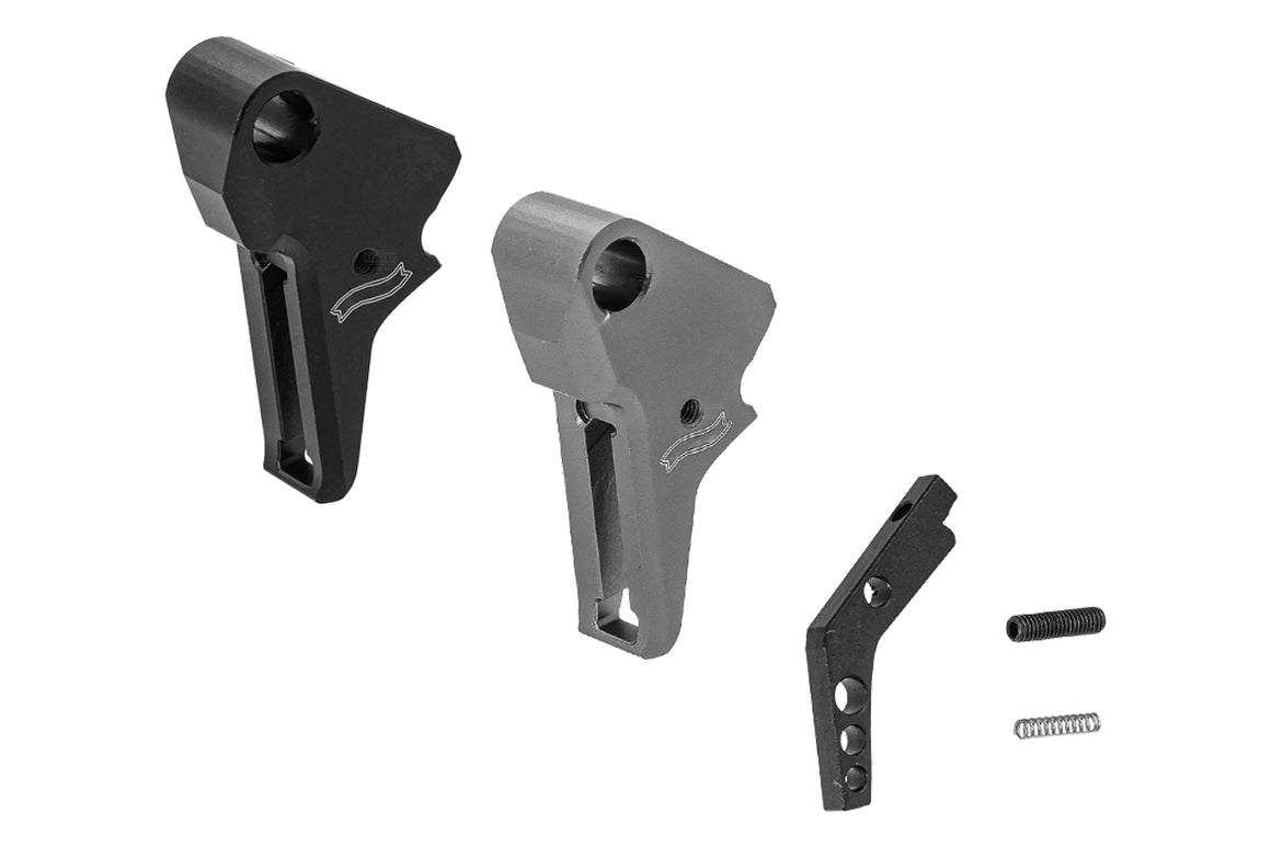 Top Shooter CNC Aluminum Type B Trigger For Umarex / VFC Walther PDP GBBP  -Grey