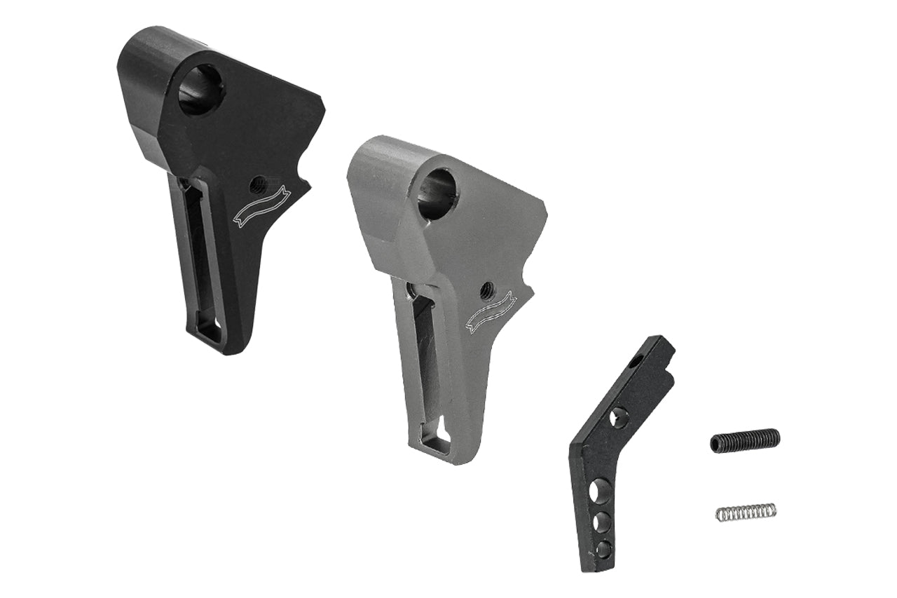 Top Shooter CNC Aluminum Type B Trigger For Umarex / VFC Walther PDP GBBP  -Grey