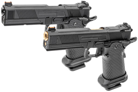 Toxicant FI Style V9 RMR Ready Hi-Capa GBB Pistol ( JKTG Custom Made ) ( Black / Gold )-Gold