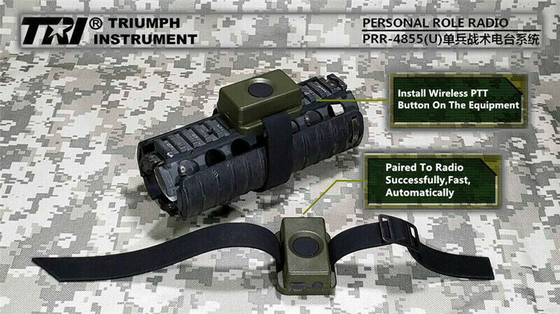 TRI 4855U Type L Personal Tactical Radio Walkie Talkie ( OD ) ( Lemo Connector )