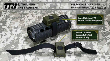 TRI 4855U Type L Personal Tactical Radio Walkie Talkie ( OD ) ( Lemo Connector )