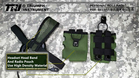 TRI 4855U Type L Personal Tactical Radio Walkie Talkie ( OD ) ( Lemo Connector )