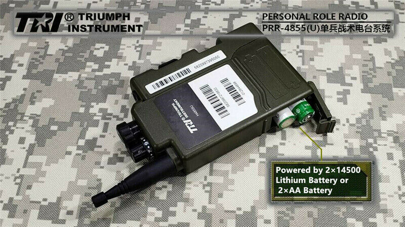 TRI 4855U Type L Personal Tactical Radio Walkie Talkie ( OD ) ( Lemo Connector )