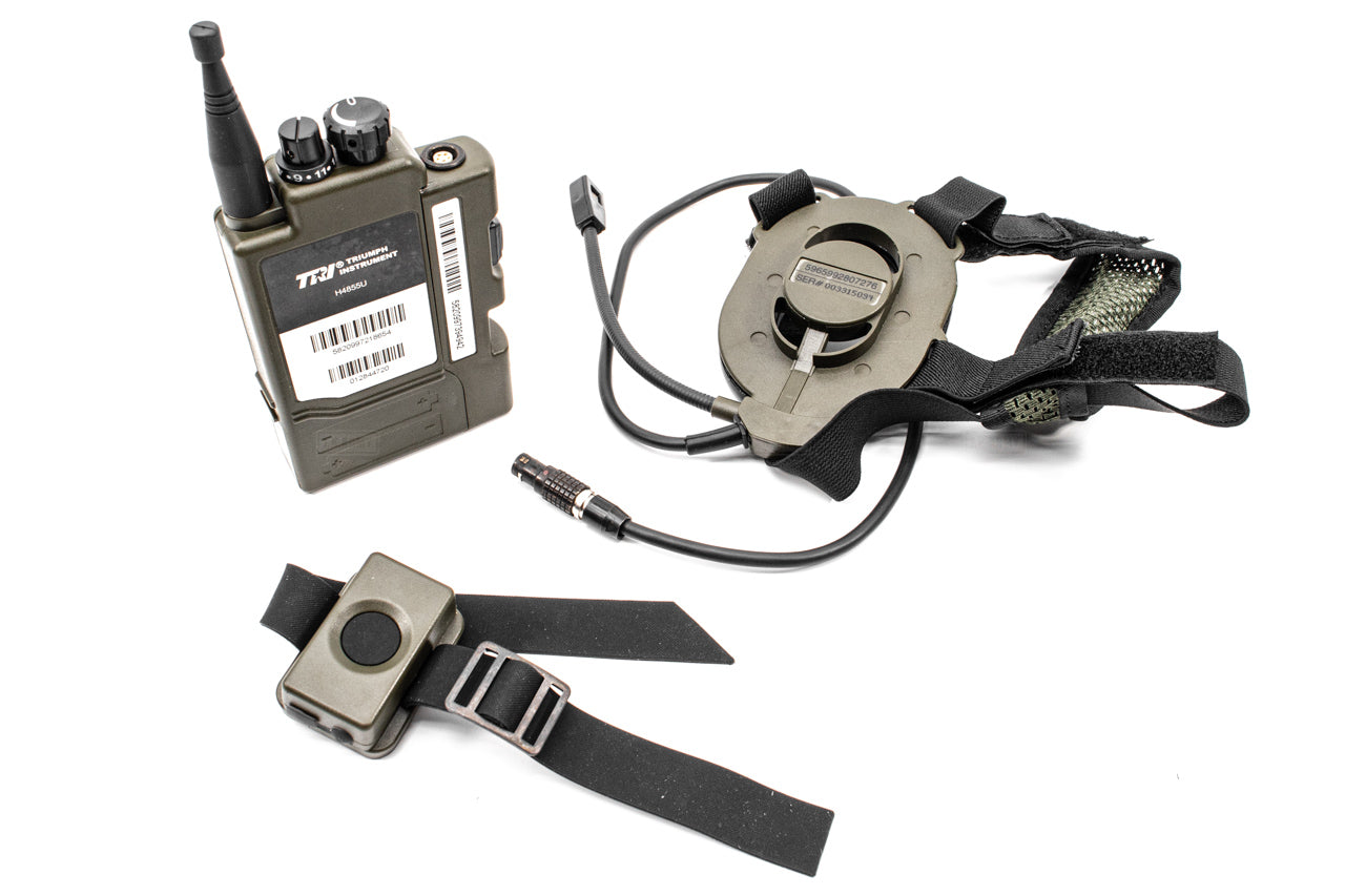 TRI 4855U Type L Personal Tactical Radio Walkie Talkie ( OD ) ( Lemo Connector )