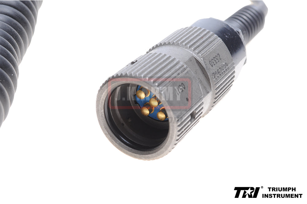 TRI Hand Speaker PTT ( Military Pin Ver. ) with Jack Air Tube Microphone ( BK )