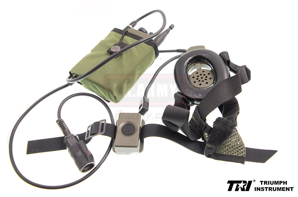 TRI 4855U Type L Personal Tactical Radio Walkie Talkie ( OD ) ( Lemo Connector )