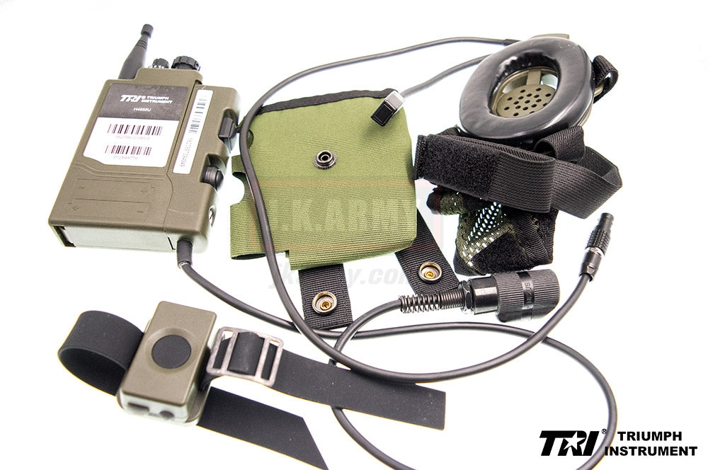 TRI 4855U Type L Personal Tactical Radio Walkie Talkie ( OD ) ( Lemo Connector )