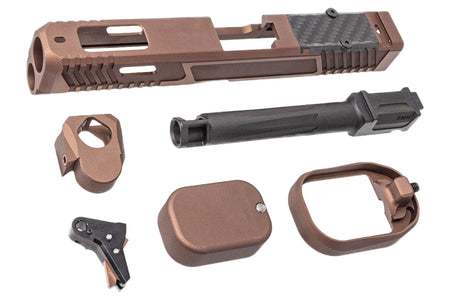 Tril Tactical CNC Aluminum Combat Master XR G17 Style Slide Set For Umarex VFC Glock 17 Gen5 GBBP ( Limited Edition )