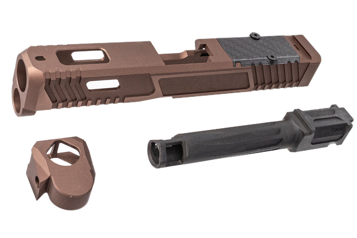 Tril Tactical CNC Aluminum Combat Master XR Style Slide Set For Umarex VFC Glock 19 / 45 GBBP Series ( Limited Edition )