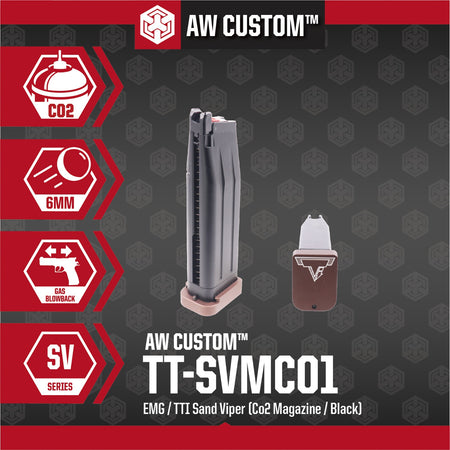 EMG / TTI Sand Viper Co2 Magazine 28 Rds ( TTI Hi-Capa / AW Hi-Capa Pistol ) ( TT-SVMC01 )