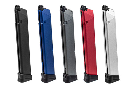 TTI Airsoft 50Rds Aluminum Light Weight Gas Magazine for Umarex / VFC Glock / Marui TM WE GLK / AAP-01 GBBP Series-Grey