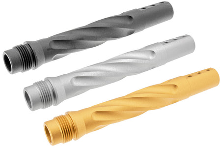 TTI Airsoft TP22 Fluted Twisted Outer Barrel For TTI TP22 Competition GBBP Series-Gold