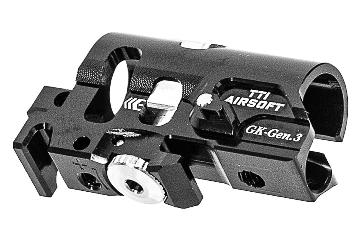 TTI Airsoft CNC Aluminum G-Series Infinity TDC Hop-Up Chamber For Marui TM G-Model GBBP Series-Red