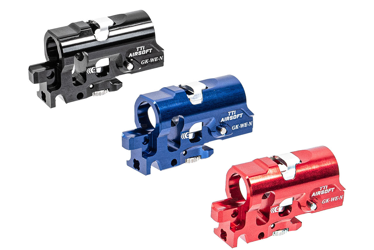 TTI Airsoft CNC Aluminum G-Series Infinity TDC Hop-Up Chamber For WE G-Model GBBP Series-Red
