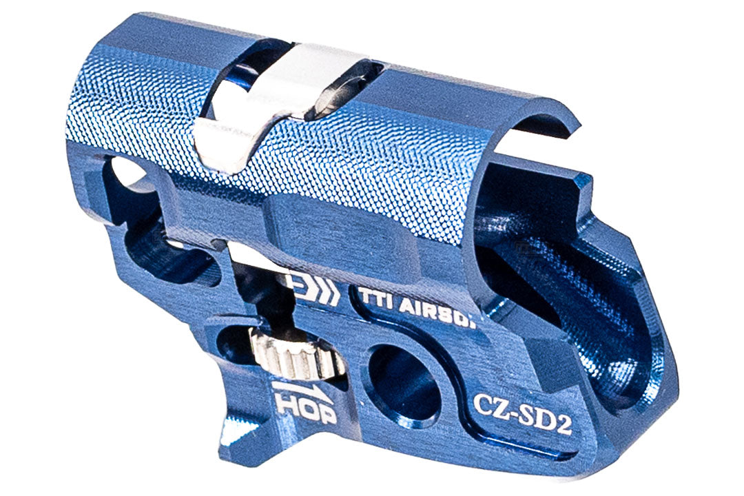 TTI Airsoft CNC Aluminum Infinity One Piece TDC Hop Up Chamber For KJ Works CZ-75 / Shadow 2 GBBP ( Blue )