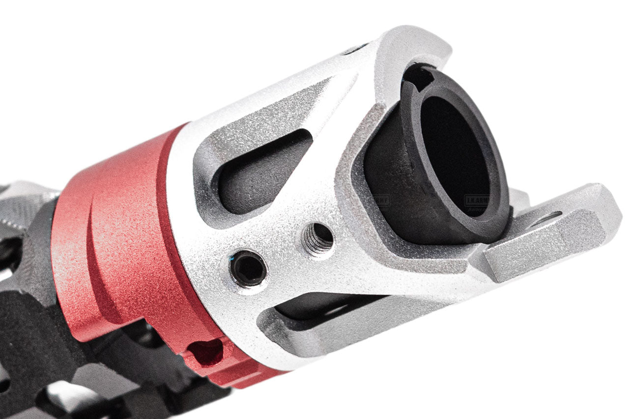 TTI Airsoft Infinity CNC Aluminum One Piece TDC Hop Up Chamber For Action Army AAP-01 GBBP Series -Red