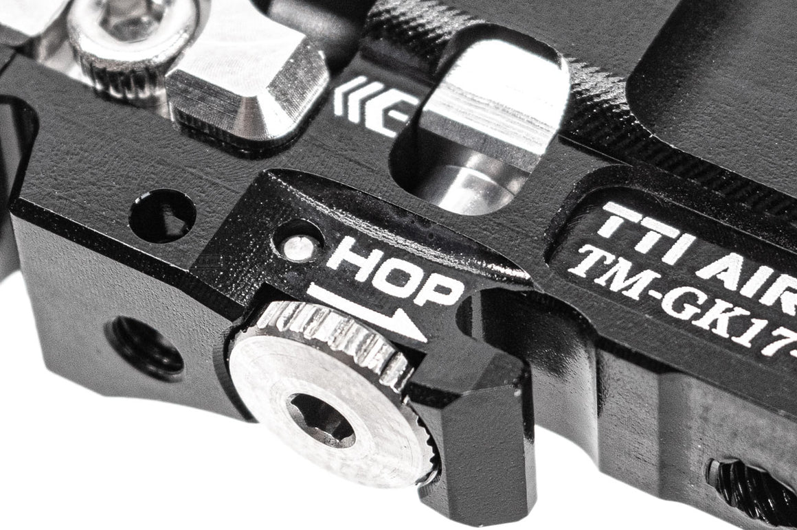 TTI Airsoft Infinity CNC Aluminum One Piece TDC Hop Up Chamber For Marui TM G17 Gen4 GBBP Series -Blue