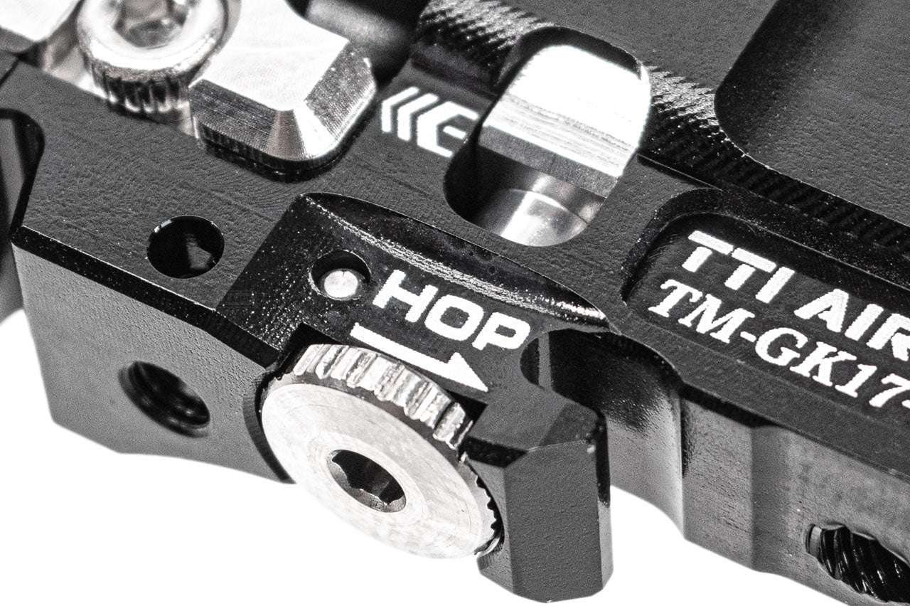 TTI Airsoft Infinity CNC Aluminum One Piece TDC Hop Up Chamber For Marui TM G17 Gen4 GBBP Series -Blue