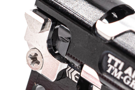 TTI Airsoft Infinity CNC Aluminum One Piece TDC Hop Up Chamber For Marui TM G17 Gen5 MOS / G19 GBBP Series-Blue