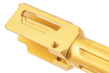 TTI Airsoft CNC Aluminum 11mm CW Threaded Fixed Outer Barrel Type B For Umarex / VFC Glock 17 Gen5 / G45 GBBP Series -Silver