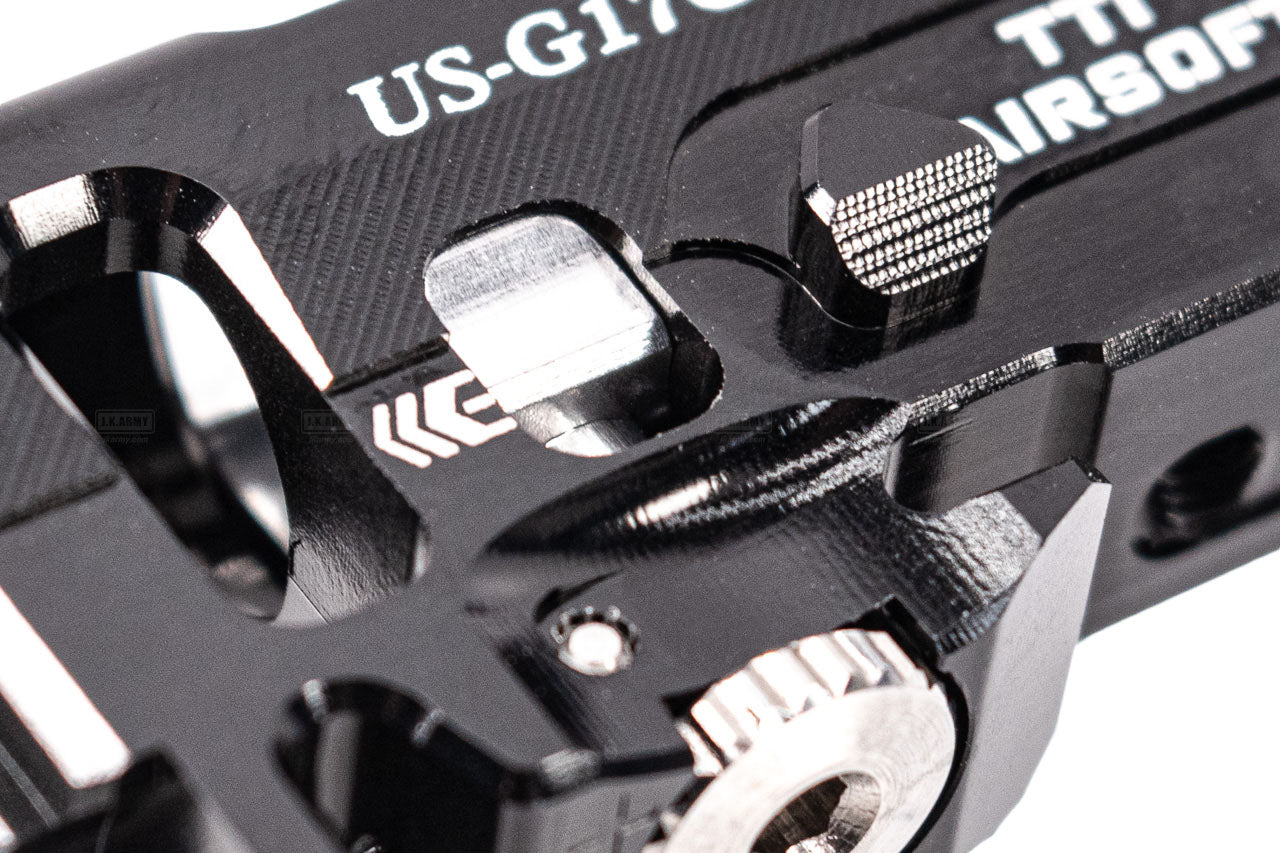 TTI Airsoft CNC Aluminum Infinity TDC Hop-Up Chamber For Umarex SRC Glock 17 Gen5 MOS GBBP -Red