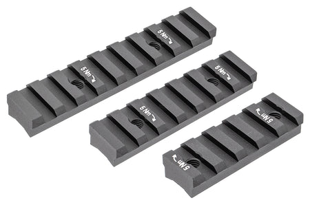 Ultima Industries UI HKey Mod Aluminum Alloy Rail Section ( S / M / L ) ( Black / RAL8000 )-L Size 95mm, 9-slot-Black