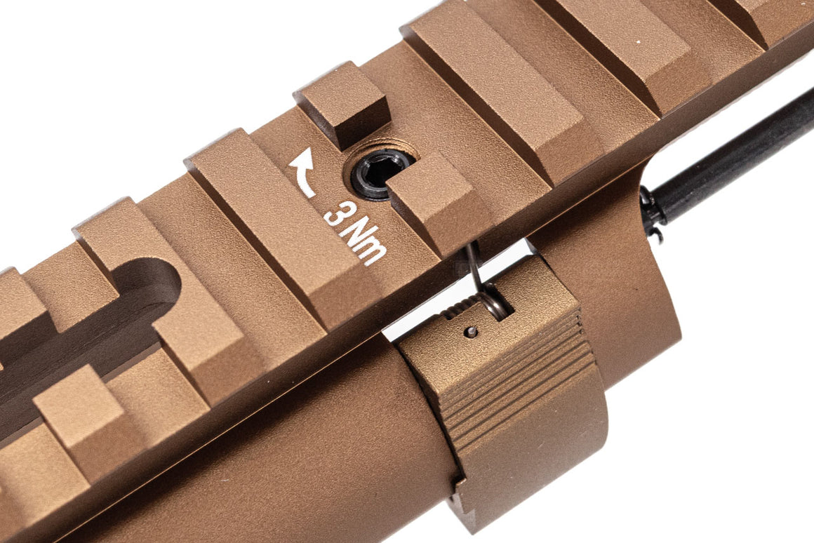 Ultima Industries UI MIL Style HKey Mod Scope Mount For Umarex VFC MP5 GBBR Series -RAL8000 ( Green Brown )