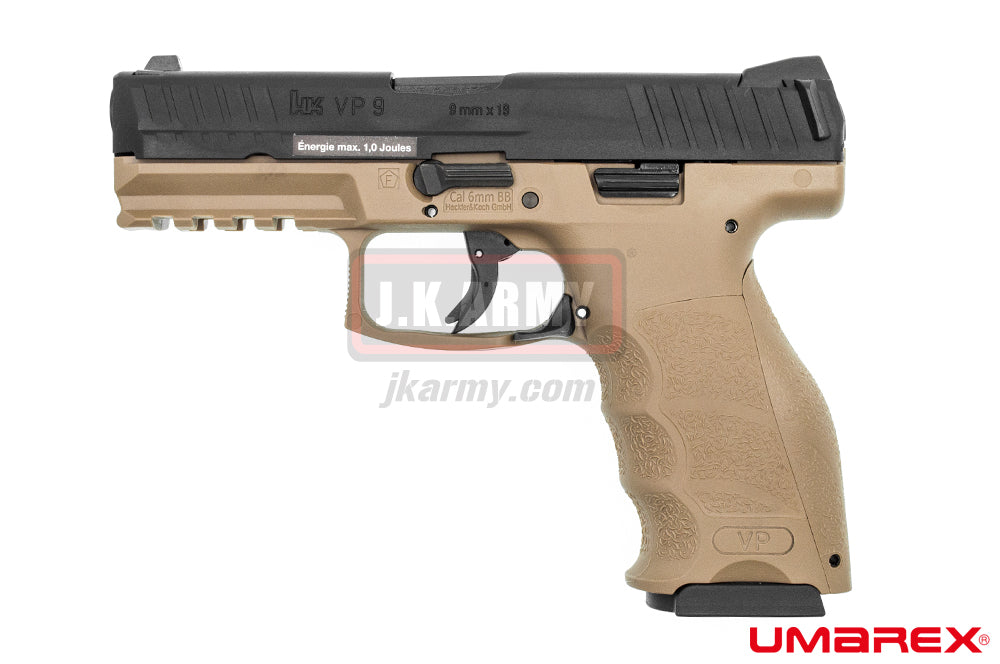 Umarex H&K VP9 GBB Pistol Airsoft ( Tan ) ( VFC ) ( Asia Edition )