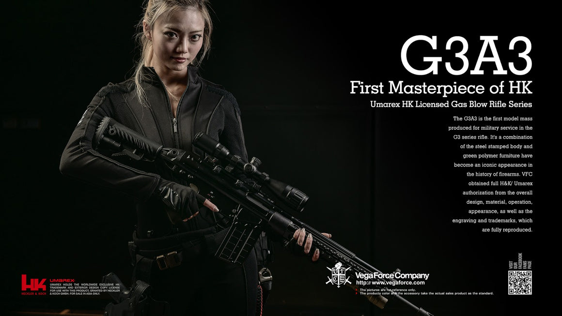 Umarex H&K G3A3 GBBR ( OD ) ( by VFC ) ( G3 GBB )