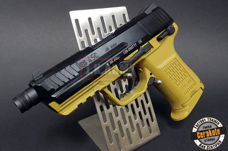 Umarex HK45 Compact Tactical GBB Pistol Airsoft ( VFC Asia Version ) ( HK45CT ) ( Cerakote RAL8000 Custom Made )