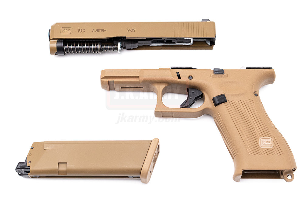 Umarex Glock 19X  GBB Pistol Airsoft ( by VFC ) ( DE ) ( UM3T-G19X-BK01 )