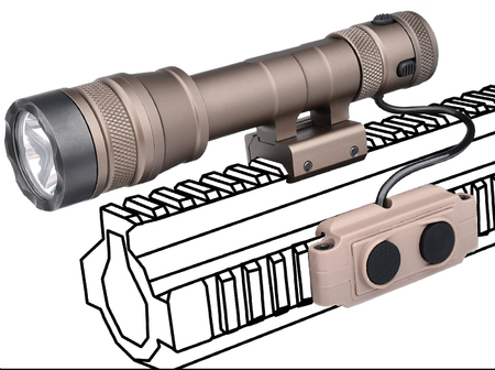 WADSN / NE RE Flashlight with Switch-Dark Earth ( DE )