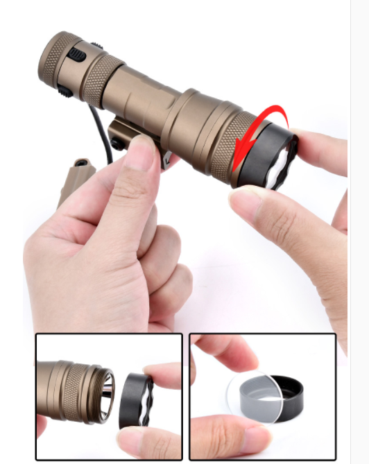 WADSN / NE RE Flashlight with Switch-Dark Earth ( DE )